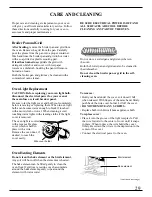 Preview for 29 page of GE MONOGRAM ZEK755 Use And Care Manual