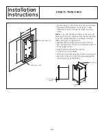 Preview for 22 page of GE Monogram ZGG300LB Installation Instructions Manual