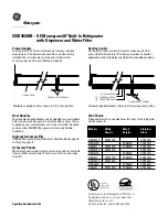 Preview for 4 page of GE MONOGRAM ZISB480DM Dimensions And Installation Information