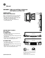 Preview for 5 page of GE MONOGRAM ZISB480DM Dimensions And Installation Information