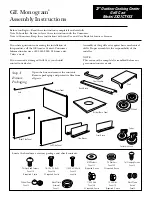 Preview for 1 page of GE Monogram ZX27CTYSS Assembly Instructions Manual