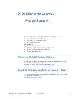 Preview for 9 page of GE Multilin D400 Instruction Manual