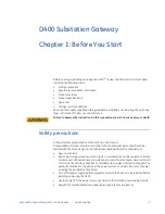 Preview for 15 page of GE Multilin D400 Instruction Manual