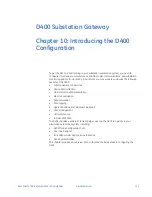 Preview for 119 page of GE Multilin D400 Instruction Manual