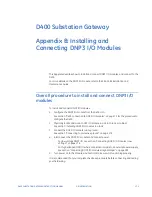 Preview for 175 page of GE Multilin D400 Instruction Manual