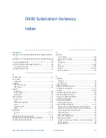 Preview for 187 page of GE Multilin D400 Instruction Manual