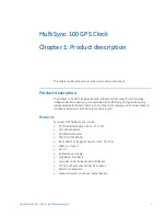 Preview for 7 page of GE MultiSync 100 Instruction Manual