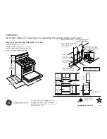 GE P2B940SEFSS Dimensions And Installation Information preview