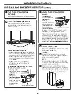 Preview for 30 page of GE PCF23NGT Owner'S Manual And Installation