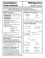 Preview for 17 page of GE PDCS1NBWARSS and Owner'S Manual And Installation Instructions