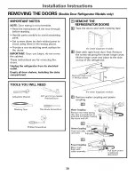 Preview for 30 page of GE PDCS1NBWARSS and Owner'S Manual And Installation Instructions