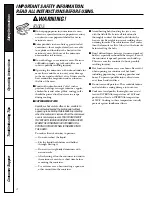 Preview for 4 page of GE PEB2060SMSS - Countertop Microwave Oven Owner'S Manual