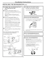 Preview for 18 page of GE PFS23KSHAFSS Owner'S Manual And Installation Instructions