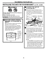 Preview for 18 page of GE PFSF5NFWBB Owner'S Manual And Installation Instructions