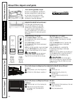 Preview for 18 page of GE PFSS6SKXSS - Profile 25.8 cu. Ft.... Owner'S Manual & Installation Instructions