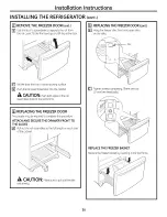 Preview for 30 page of GE PFSS6SMXASS and Owner'S Manual And Installation Instructions