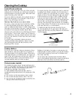 Preview for 25 page of GE PGB911DEJWW Owner'S Manual