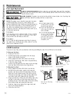 Preview for 30 page of GE PGB911DEJWW Owner'S Manual