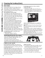 Preview for 26 page of GE PGB960EEJES Owner'S Manual