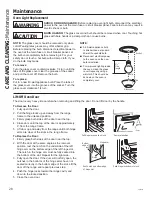 Preview for 28 page of GE PGB960EEJES Owner'S Manual