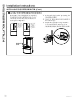 Preview for 30 page of GE PGD Series Owner'S Manual & Installation Instructions