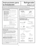 Preview for 107 page of GE PGS25KSEAFSS Owner'S Manual And Installation Instructions