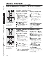 Preview for 122 page of GE PGS908BEMBB User Manual