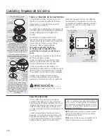 Preview for 124 page of GE PGS908SEPSS - Profile 30" Slide-In Gas Range Use And Care Manual