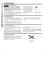 Preview for 10 page of GE PGS920SEF1SS Owner'S Manual