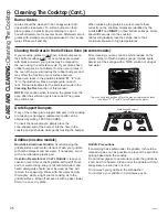 Preview for 26 page of GE PGS920SEF1SS Owner'S Manual