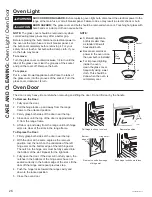 Preview for 26 page of GE PGS930 Owner'S Manual