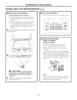 Preview for 22 page of GE PGSS5PJZASS and Owner'S Manual And Installation Instructions