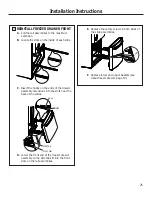 Preview for 25 page of GE Profile 24 CustomStyle Owner'S Manual And Installation Instructions