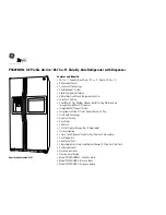 Preview for 2 page of GE Profile Arctica PSS29NHN Datasheet