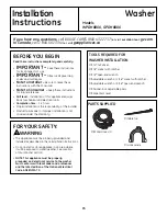 Preview for 15 page of GE Profile GPDH8800 Owner'S Manual & Installation Instructions