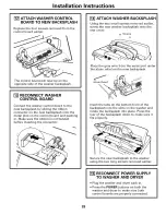 Preview for 28 page of GE Profile Harmony WPGT9360 Owner'S Manual And Installation Instructions