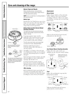 Preview for 32 page of GE Profile J2B918 Installation And Owner'S Manual