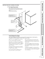 Preview for 43 page of GE Profile J2B918 Installation And Owner'S Manual