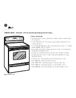 Preview for 2 page of GE Profile JB988KHCC Dimensions And Installation Information