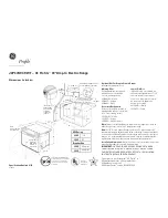 GE Profile JDP47WFWW Specifications preview