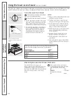 Preview for 28 page of GE Profile P2B918SEMSS Owner'S Manual & Installation Instructions