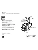 GE Profile PB970SMSS Dimensions And Installation Information preview