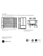 GE Profile PFCS1RKZSS Dimensions And Installation Information preview