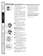 Preview for 88 page of GE Profile PGCS1PJYSS Owner'S Manual And Installation Instructions