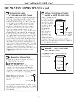 Preview for 22 page of GE Profile PGP959SETSS Installation Instructions Manual