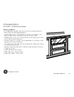 Preview for 2 page of GE Profile PTD915 Dimensions And Installation Information