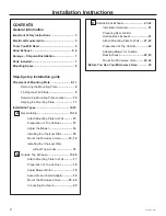 Preview for 2 page of GE Profile PVM9005FMDS Installation Instructions Manual