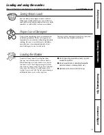 Preview for 13 page of GE Profile WHSB9000 Owner'S Manual