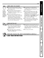 Preview for 3 page of GE Profile WPRB8050 Owner'S Manual