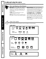 Preview for 14 page of GE Profile WPRB8050 Owner'S Manual